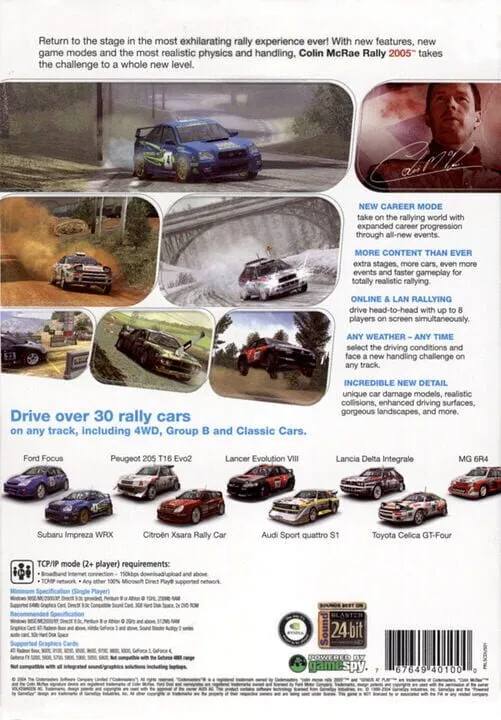 Colin McRae Rally 2005 artwork 98182