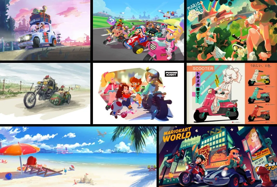 Mario Kart World artwork 198544