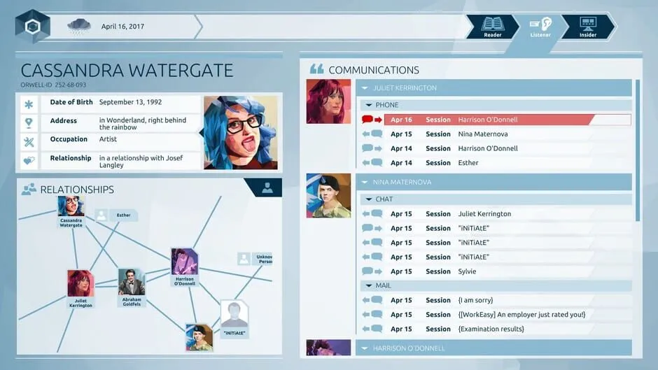 Orwell: Keeping an Eye on You screenshot 30391