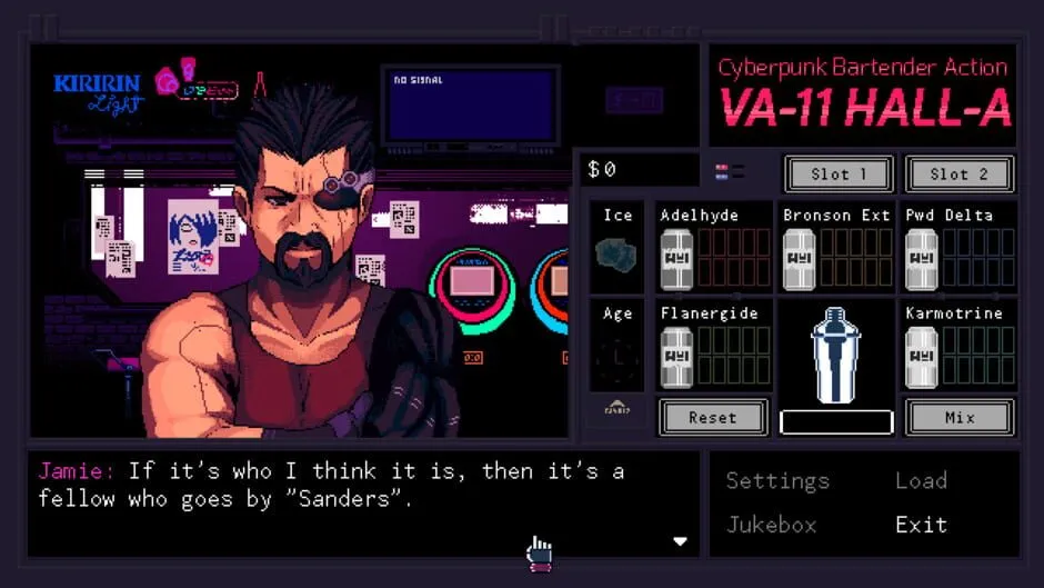 VA-11 Hall-A: Cyberpunk Bartender Action screenshot 59354