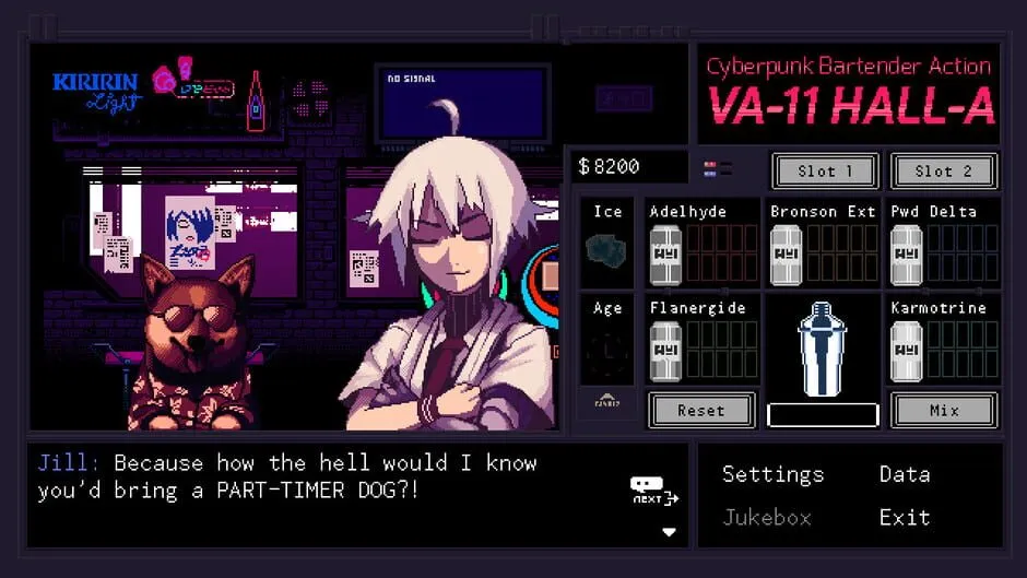VA-11 Hall-A: Cyberpunk Bartender Action screenshot 59356