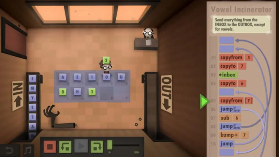 Human Resource Machine screenshot 83610