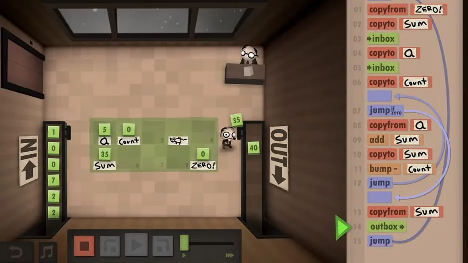 Human Resource Machine screenshot 161529